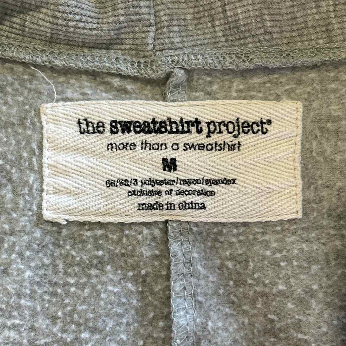 The Sweatshirt Project Size M Gray Cardigan
