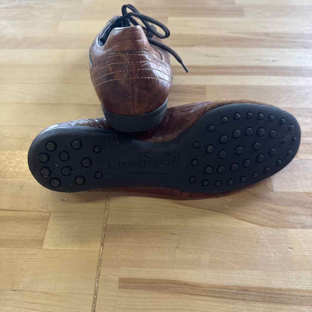 Paul Green Size 6 Brown Leather Preloved Loafers