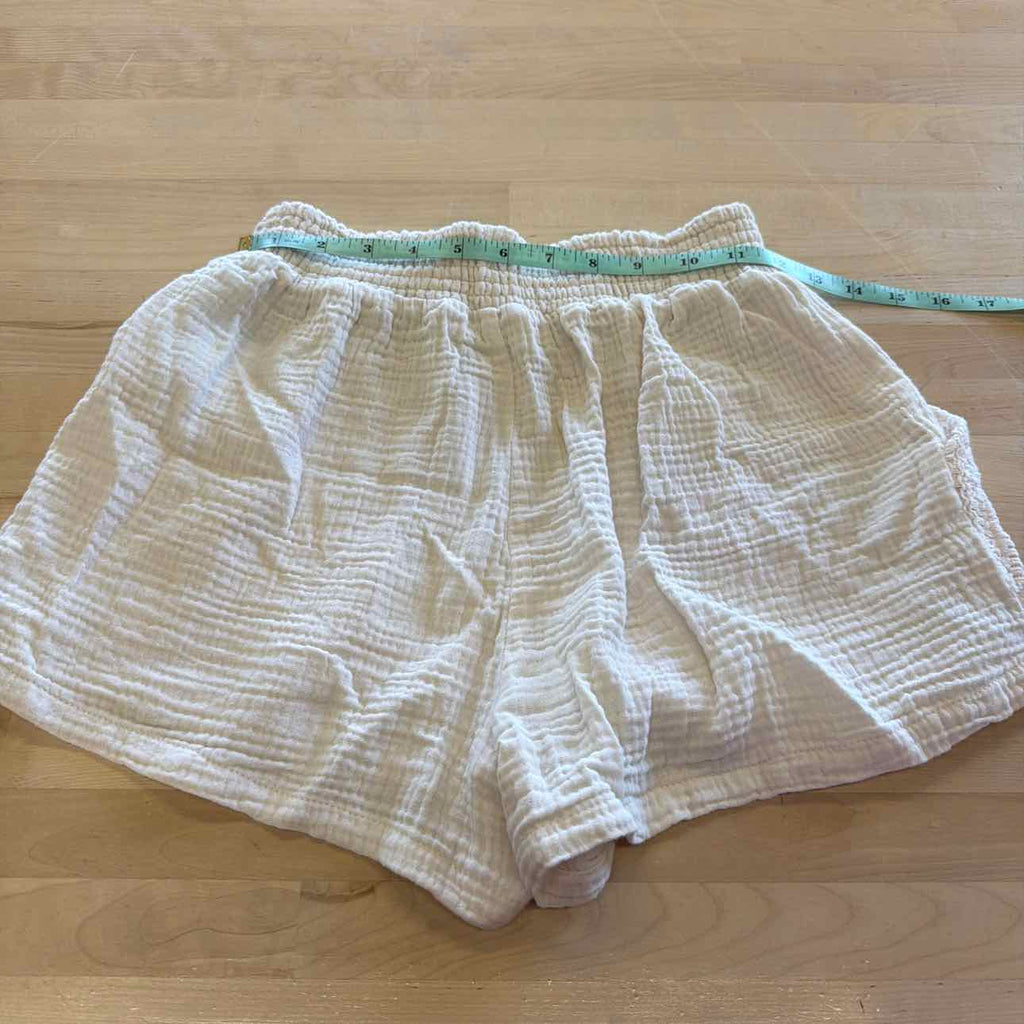 Ocean Drive Women Size M Cream Preloved Shorts