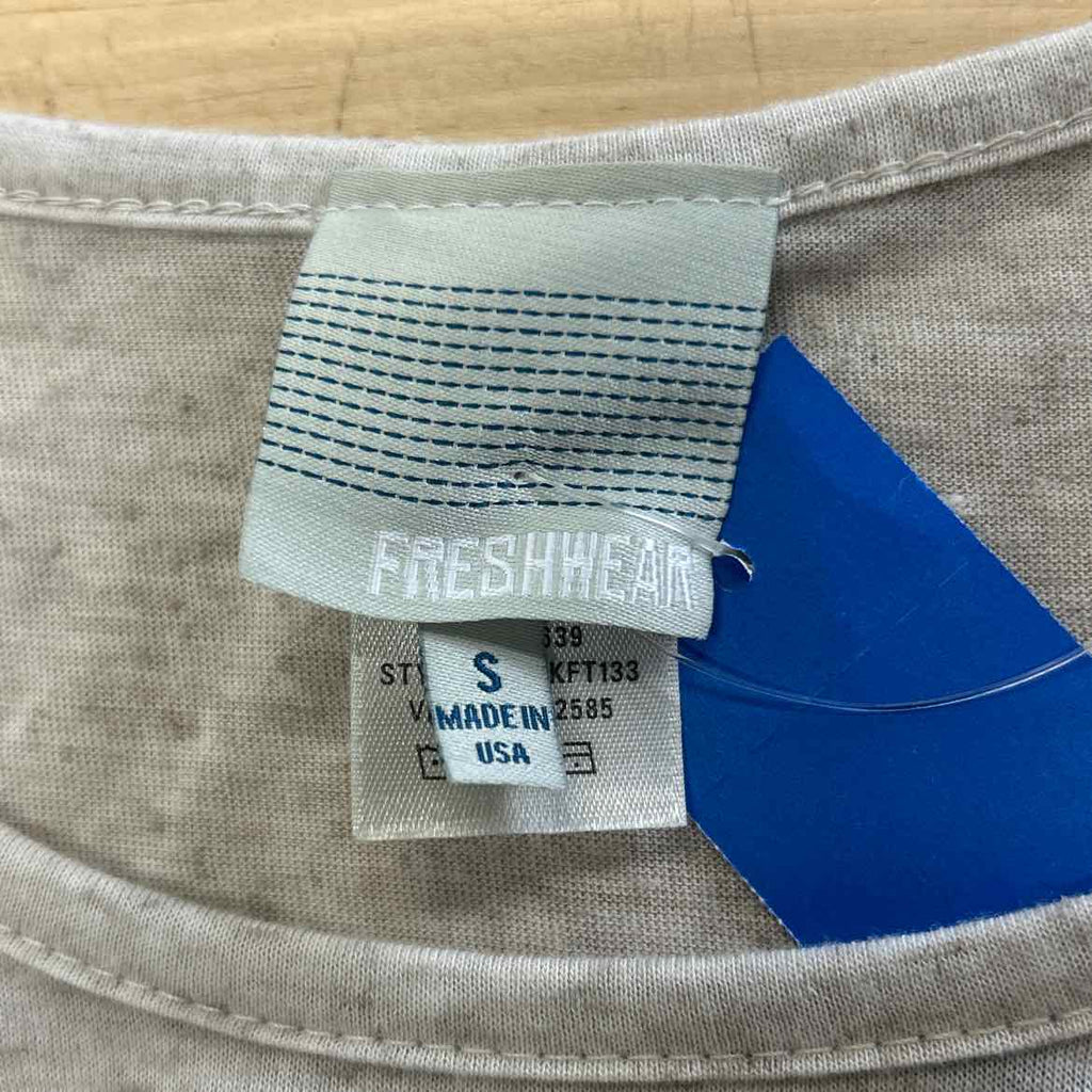 FreshWear Size S Gray Preloved T-Shirt LS