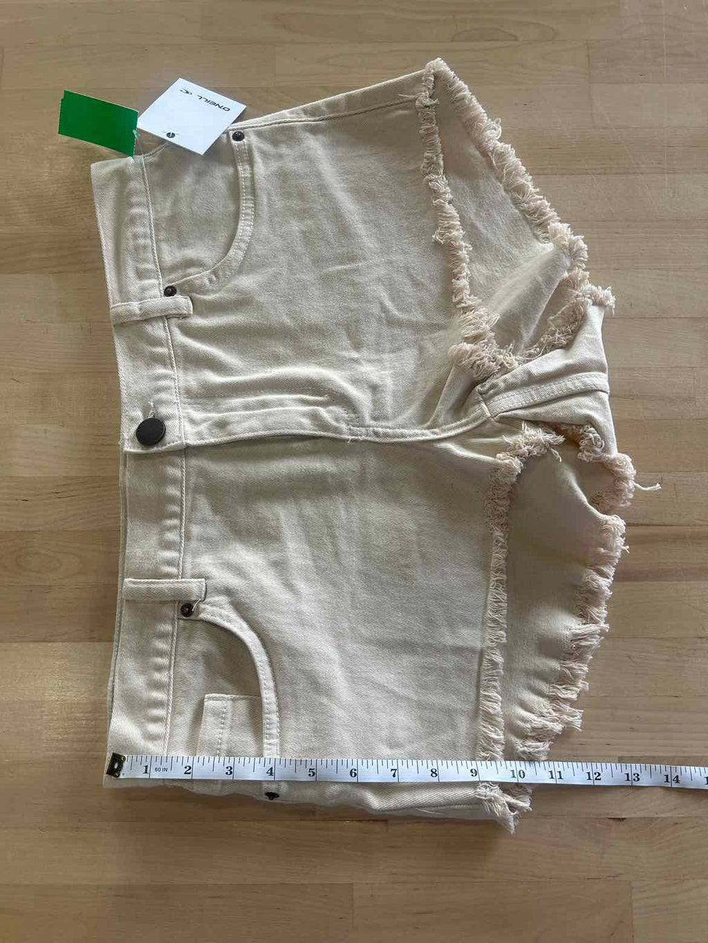 O'Neill Juniors' Bowie Mid-Rise Denim Shorts - Whitecap - 31