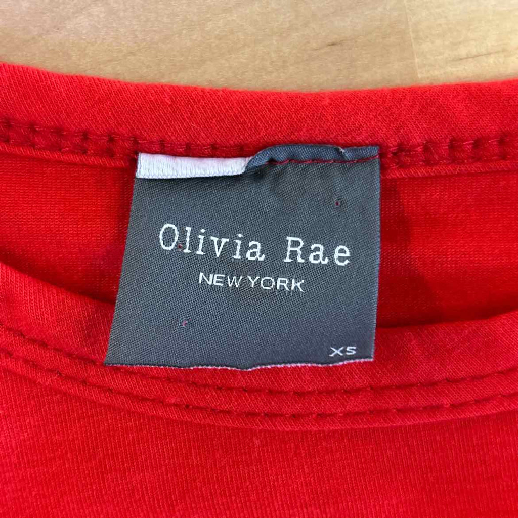 Olivia Rae Size XS Red Preloved Tank