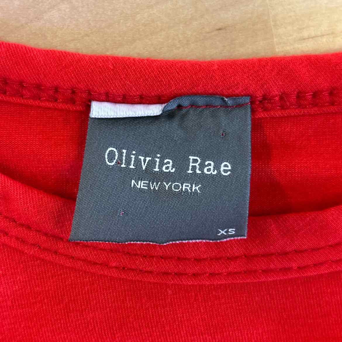 Olivia Rae Size XS Red Preloved Tank