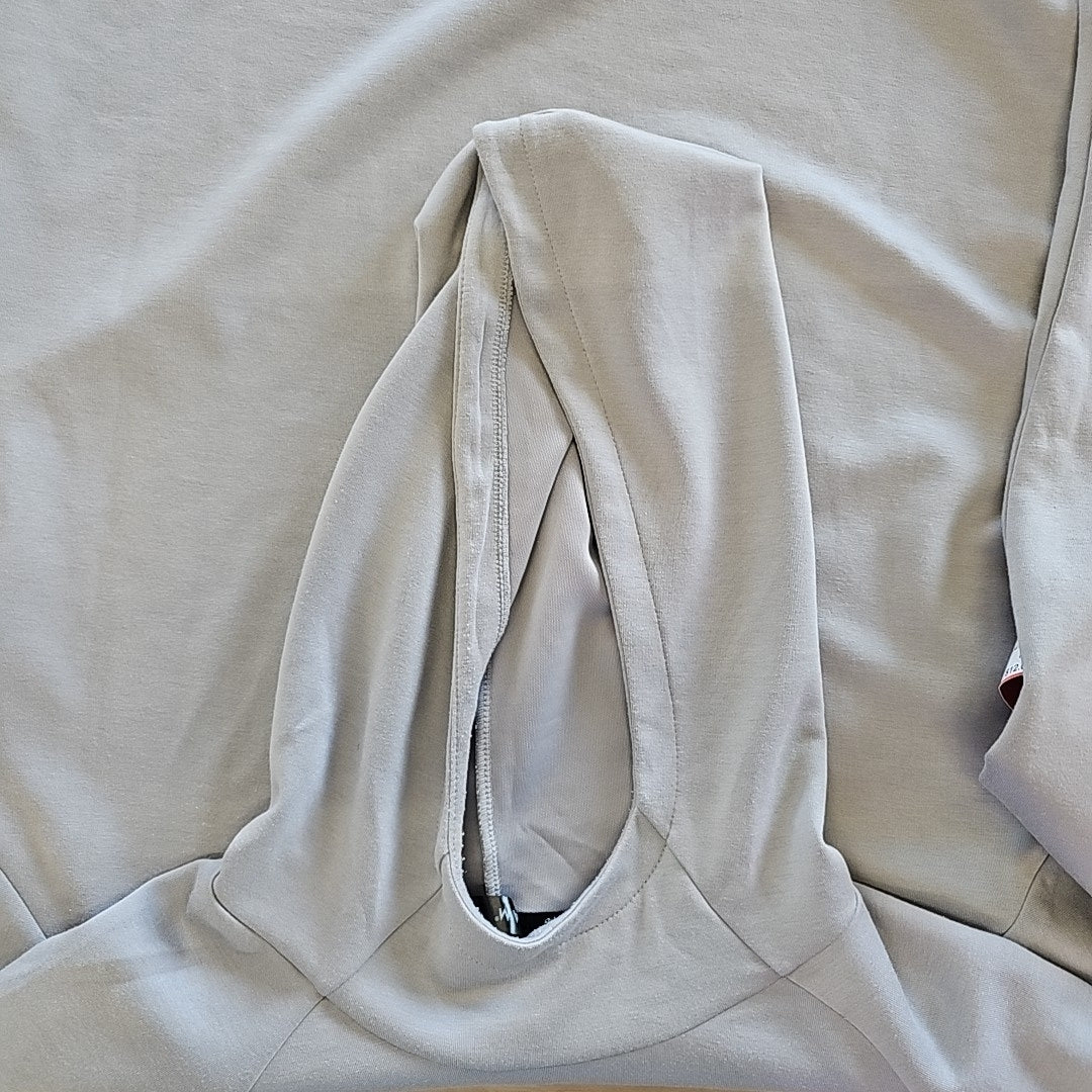 Gaiam Size L Grey Preloved MENS Long Sleeve Shirt