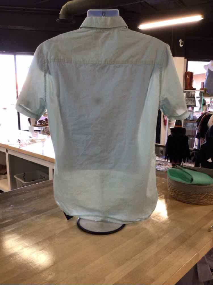 Kenneth Cole Size L Teal New MENS Button Down Shirt