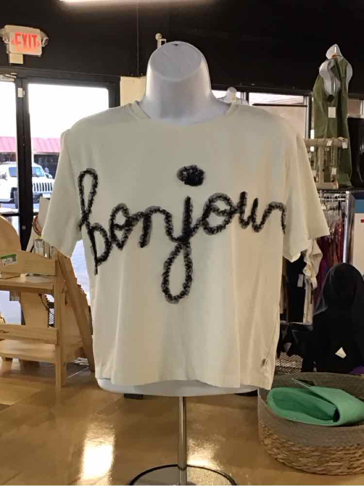 Karl Lagerfeld Size S White New T-Shirt SS