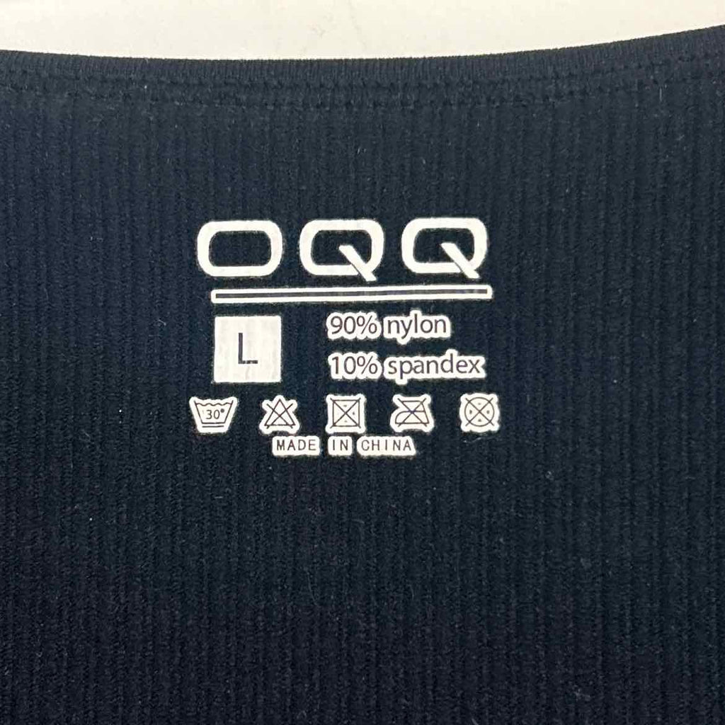 OQQ Size L Black Preloved Jumper