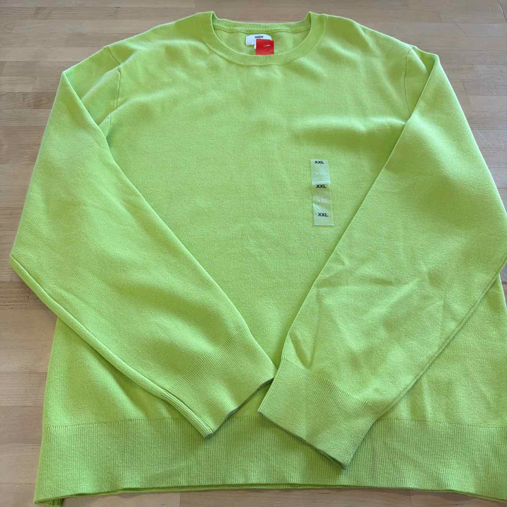 Mode of One Men's Regular-Fit Crewneck Sweater, Created for Macy's - Acid Green