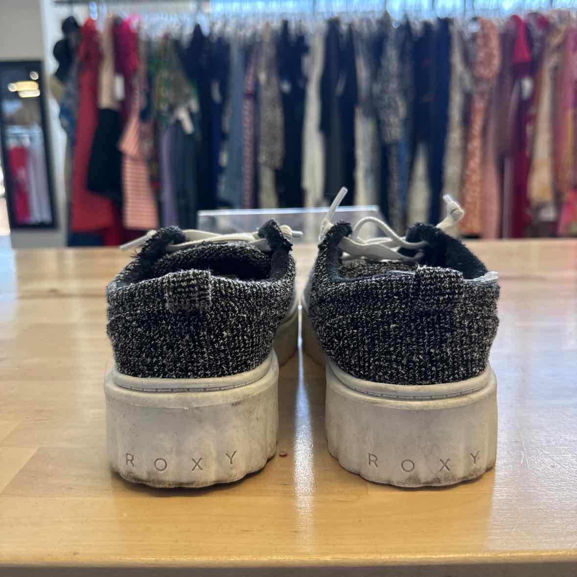 Roxy Shoe Size 5.5 Gray Sneakers