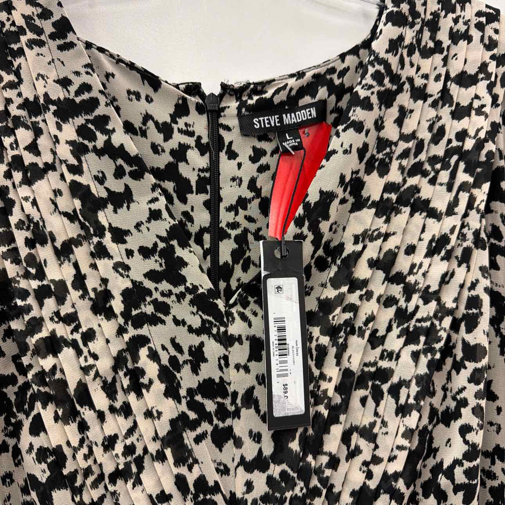 Steve Madden Size L Black New Dress