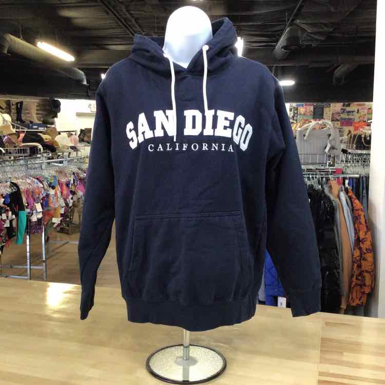 Ocean Beach Size S Navy Blue Preloved Hoodie