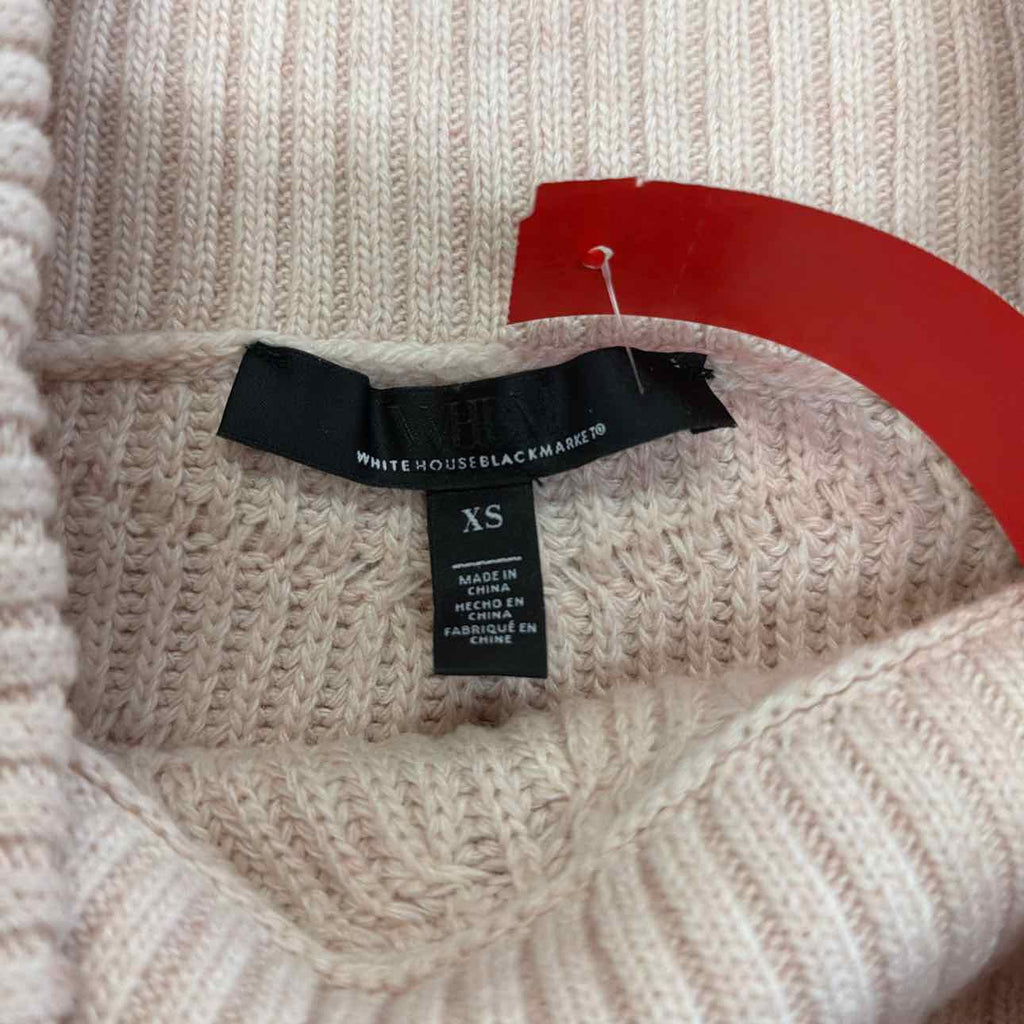 White House Black Market Size XS Pink Knit Preloved Sweater