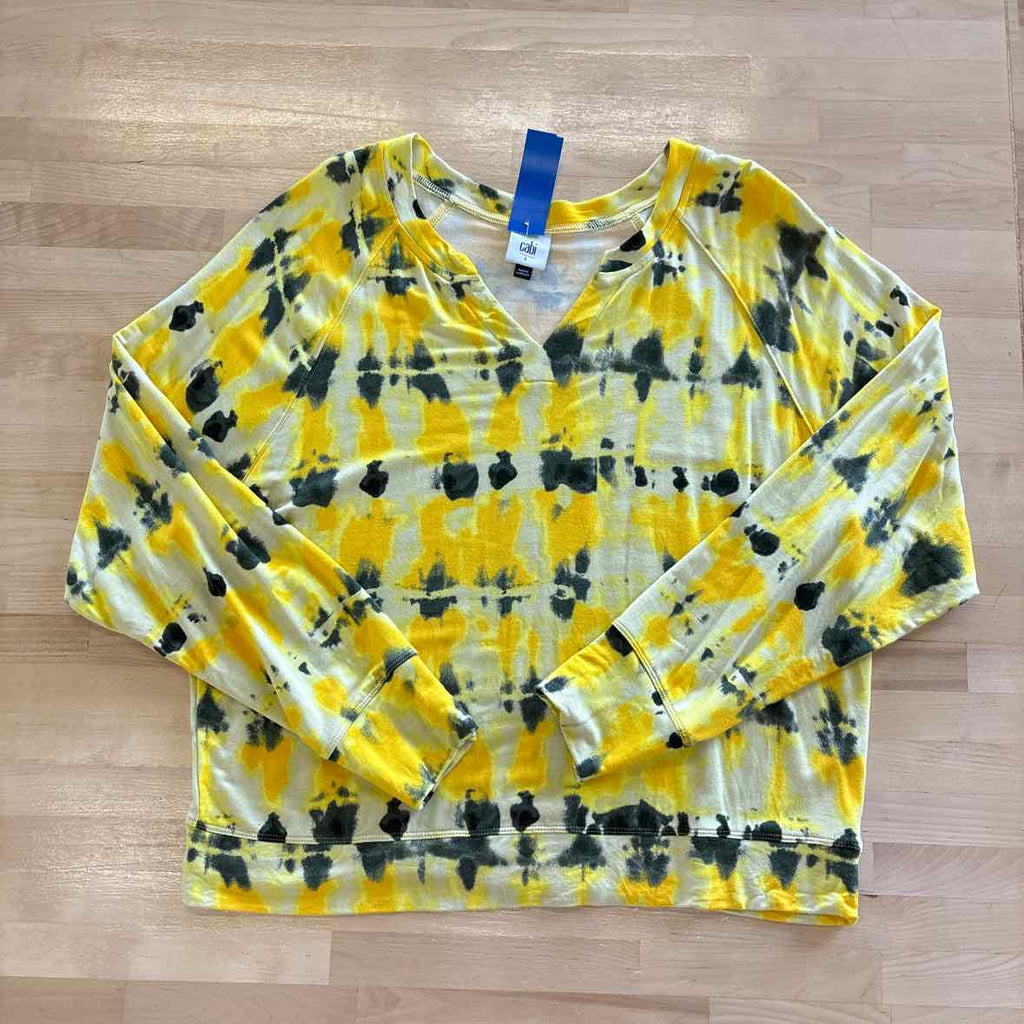 Cabi Size L Yellow Long Sleeve