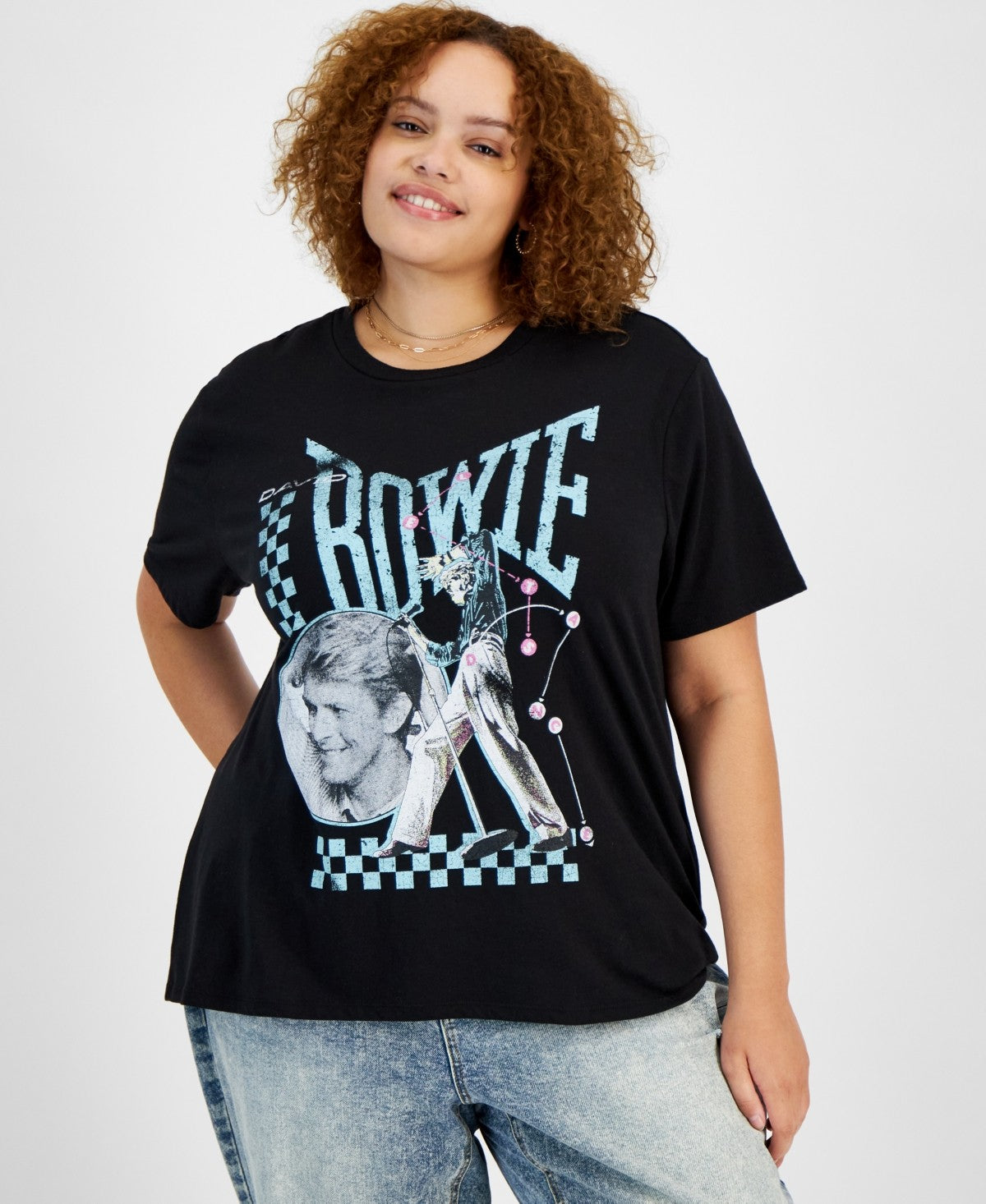 Hybrid & Company Size 3X David Bowie Short-Sleeve T-Shirt