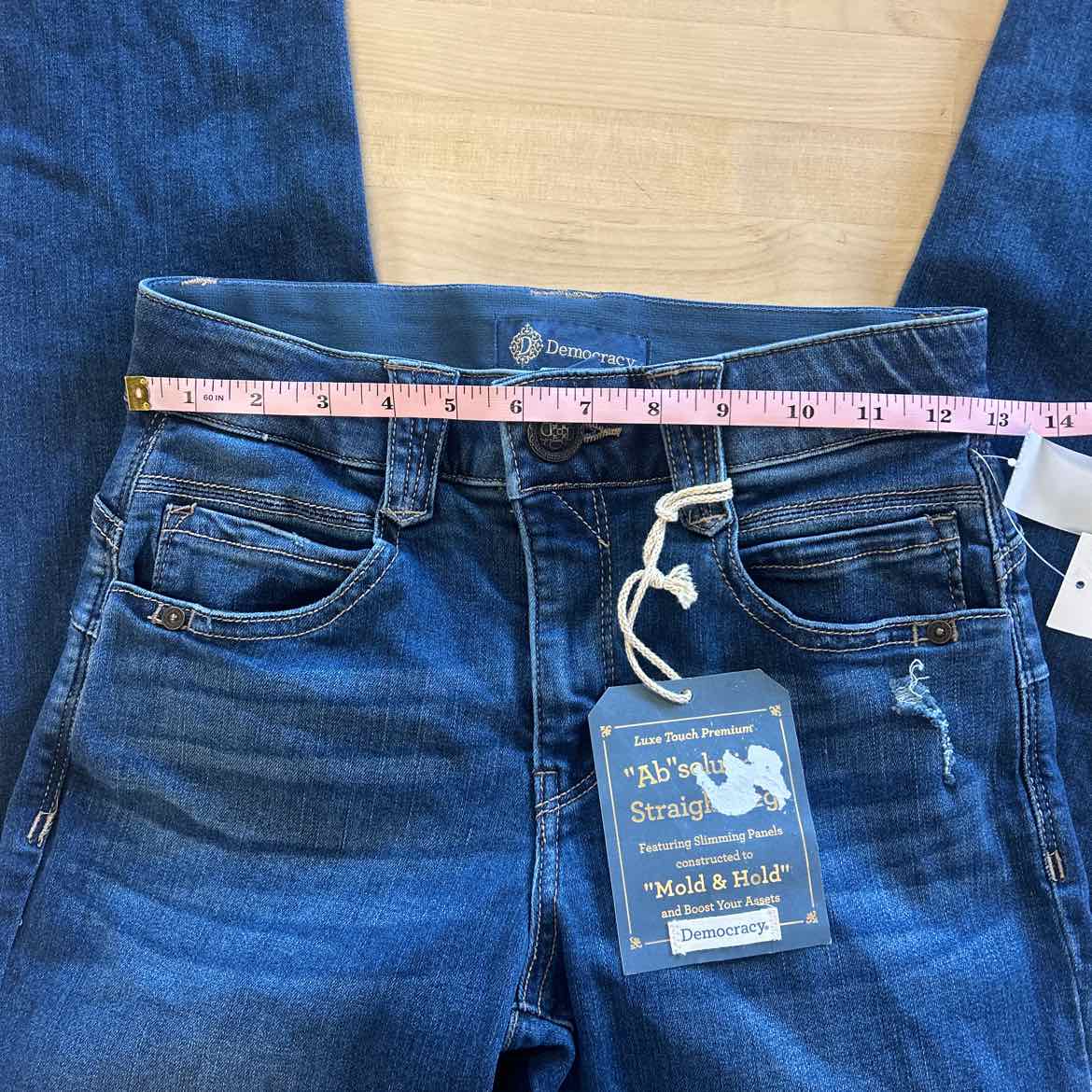 Democracy Petite Absolution Straight-L Blue Vintage