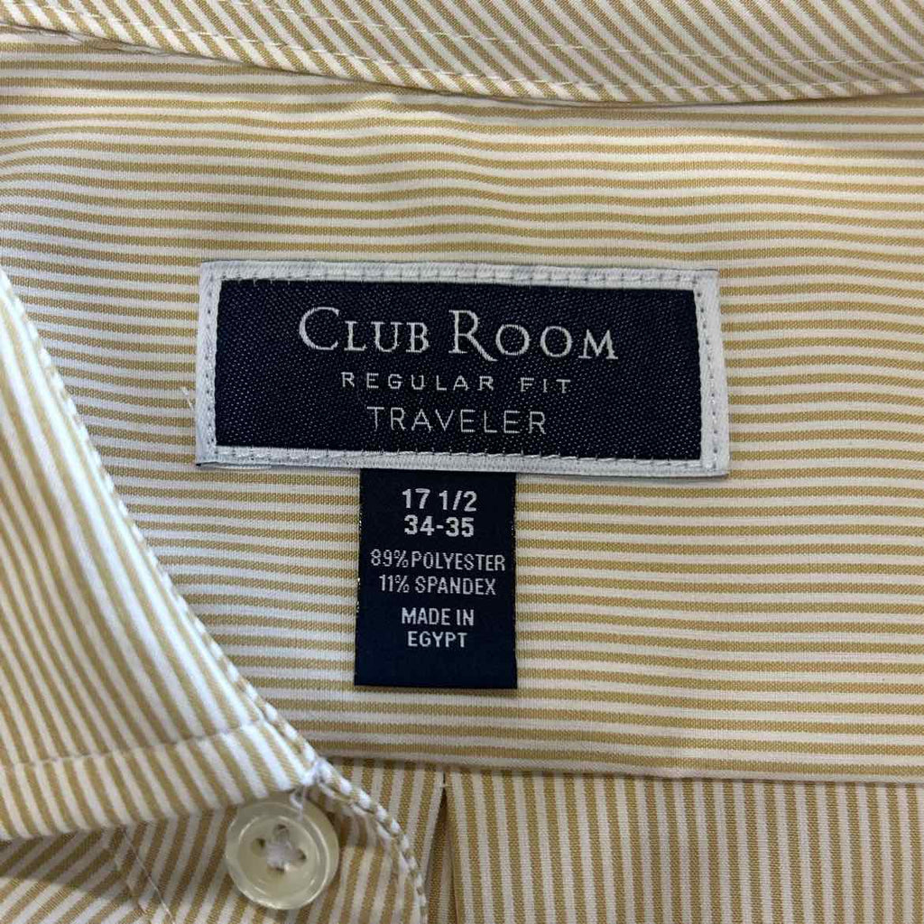 Club Room Mens Fine Stripe Button Down Dress Shirt