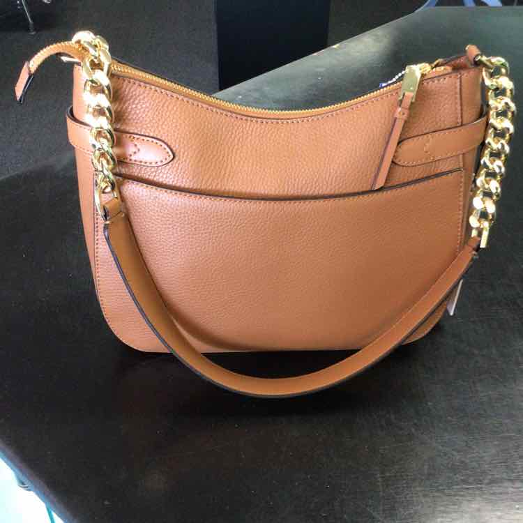 Calvin Klein Beige Hobo Leather Handbag NWT