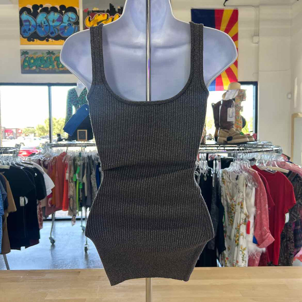 Bebe Size XS Grey Preloved Tank