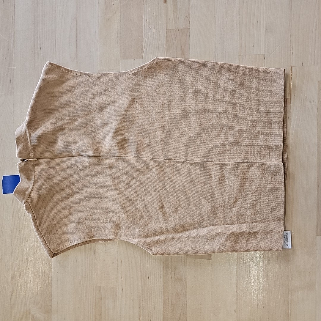 zara Size S Tan Sleeveless