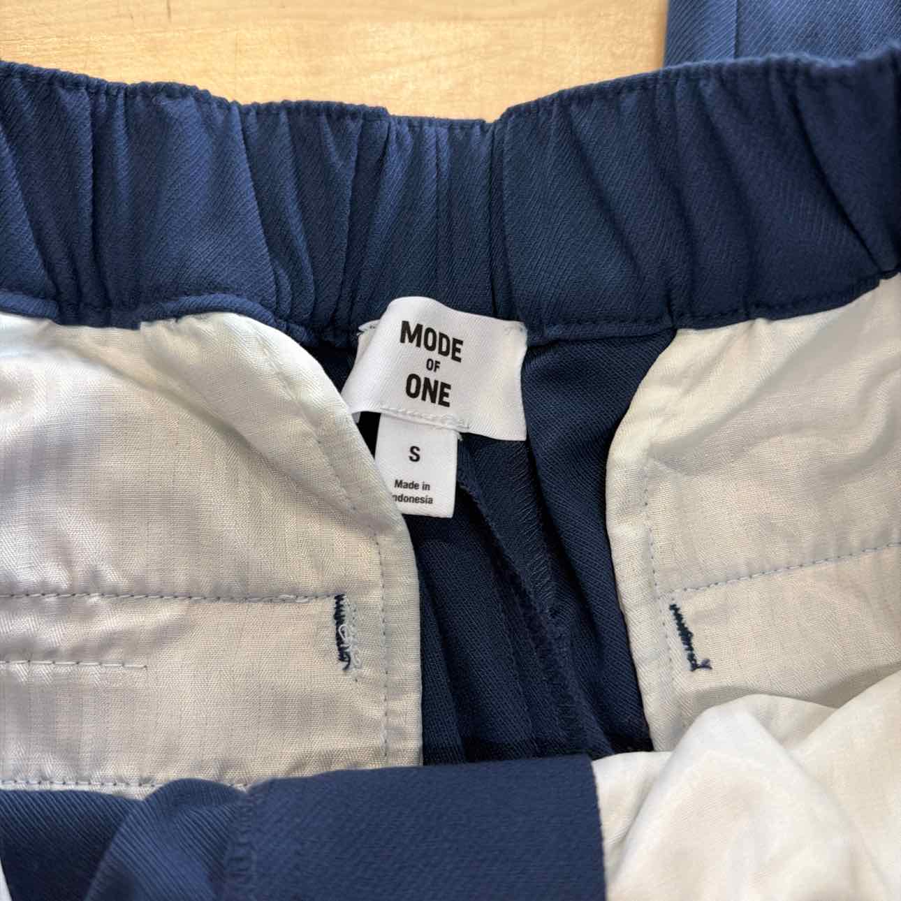 Mode of One Men's Relaxed-Fit Trousers - Caspian Wa