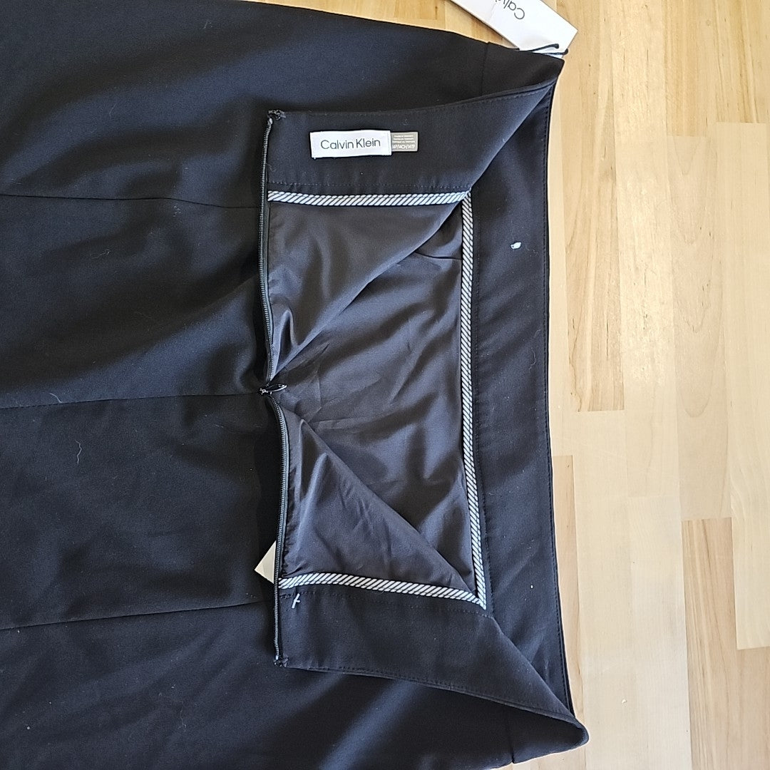 Calvin Klein Women's Pencil Skirt - 14 Petite - Black