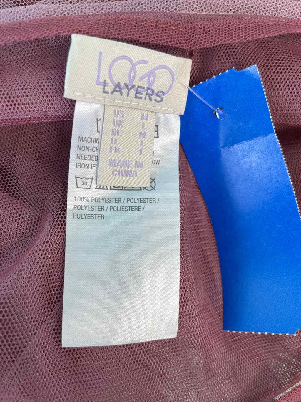 LOGO Size M Purple Blouse