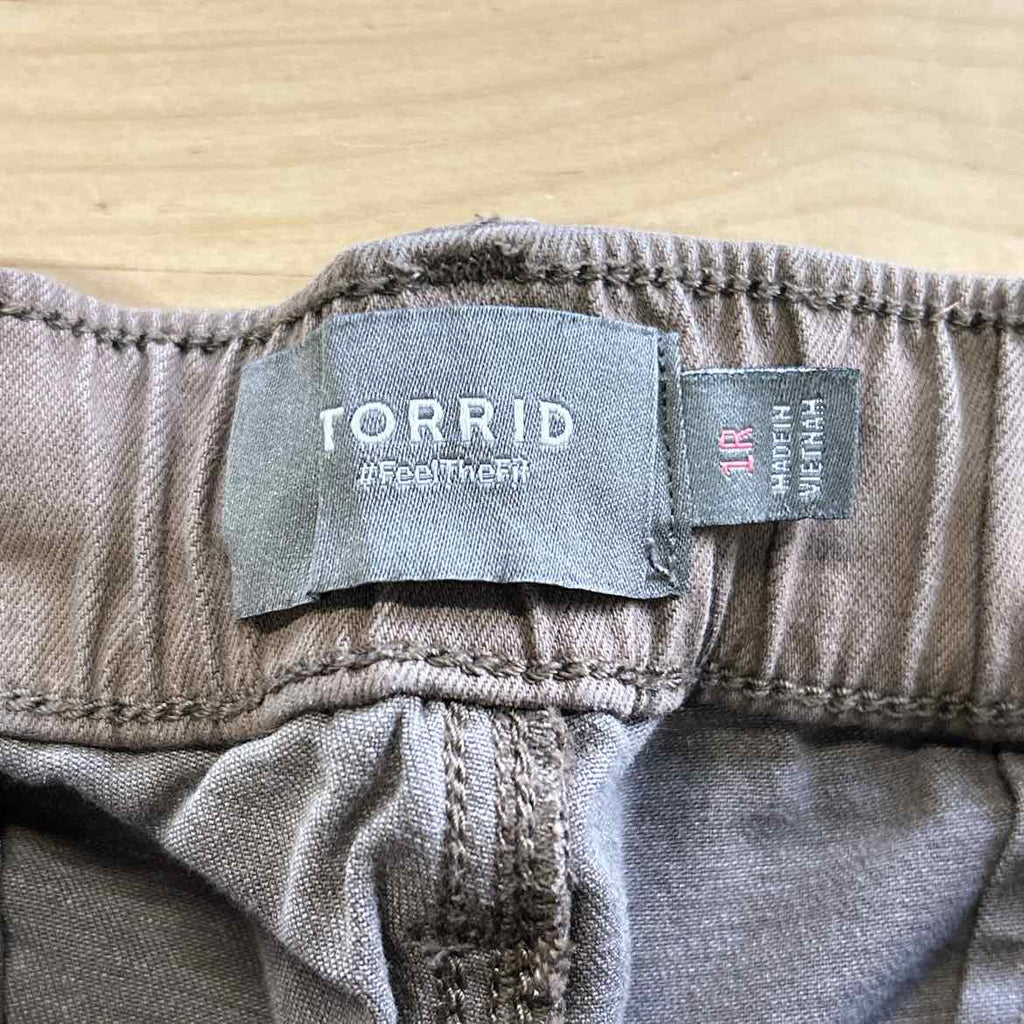Torrid Size 1X Brown Preloved Pants