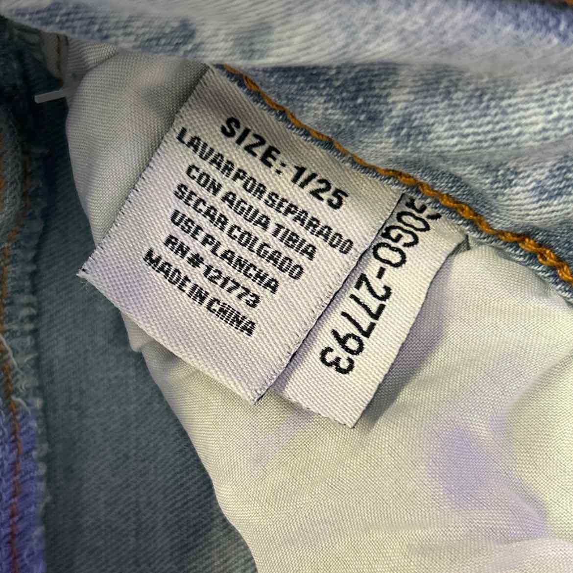 Gogo Jeans Juniors' Destructed Dream Fit Wide-Leg Denim Jeans - Light Wash - 1