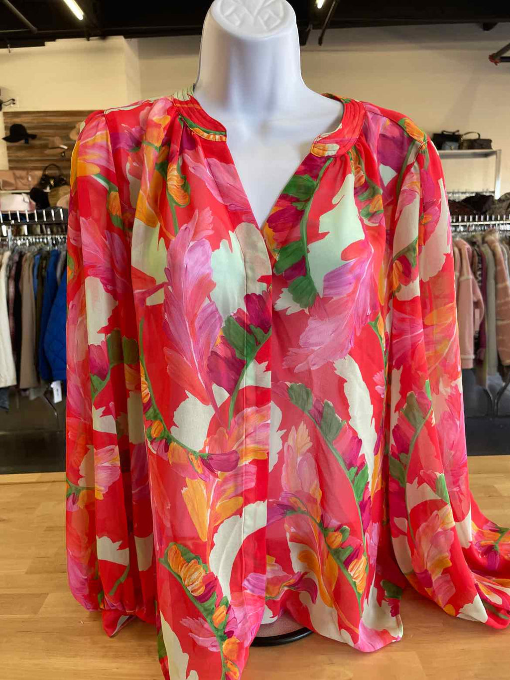 TruSelf Size L White & Beige Sleeveless