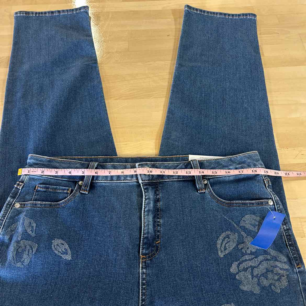 Style & Co. Size 18 High Rise Straight-Leg Jeans