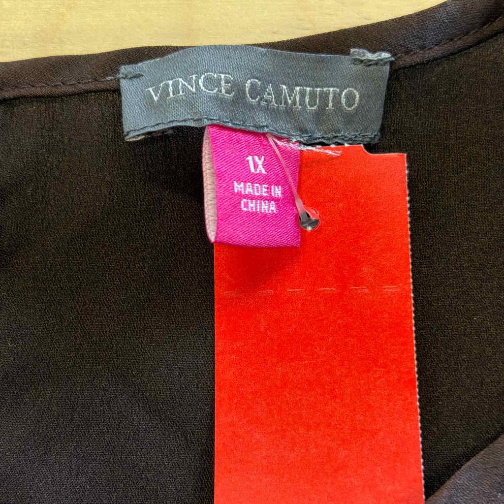 Vince Camuto Size 1X Brown New Sleeveless