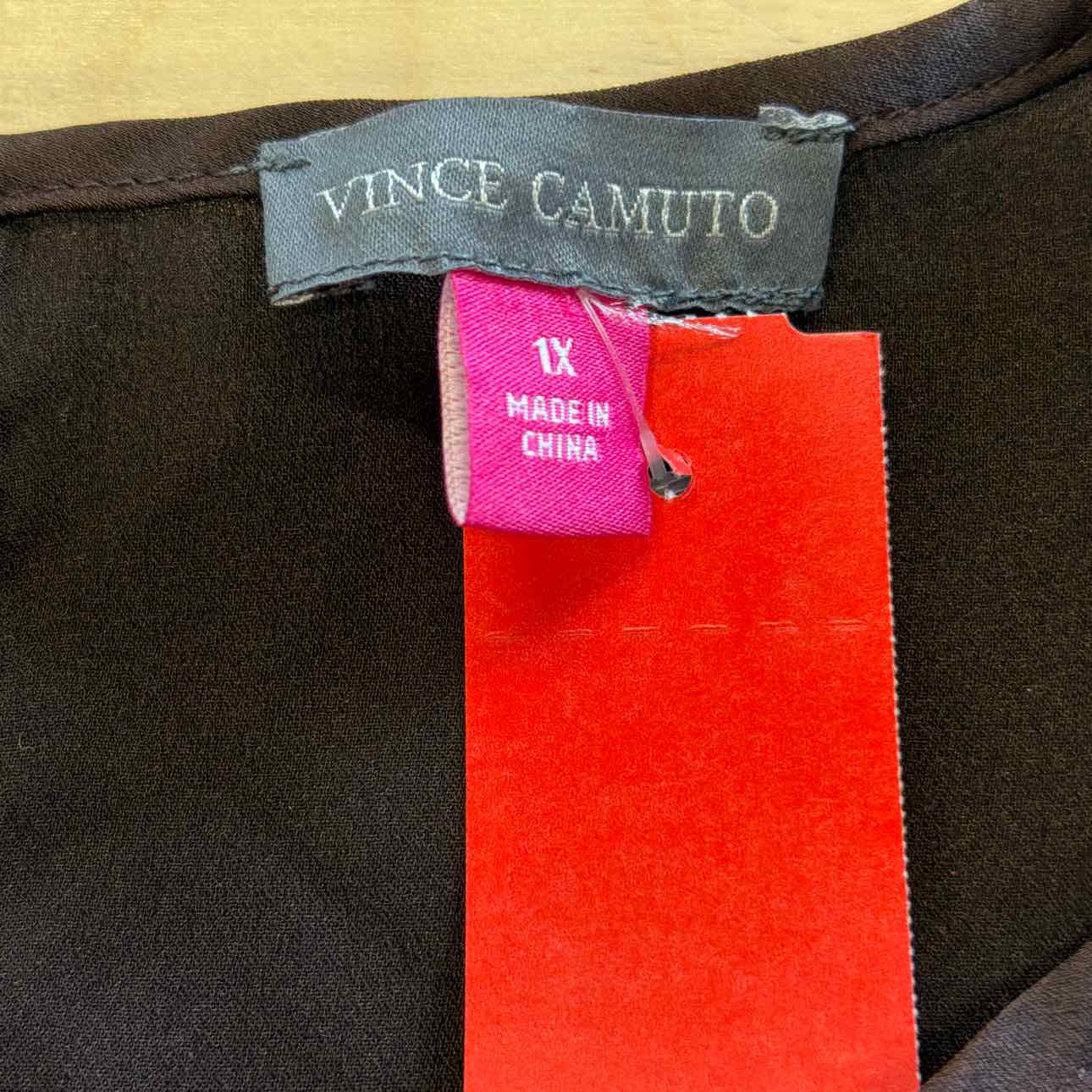 Vince Camuto Size 1X Brown New Sleeveless