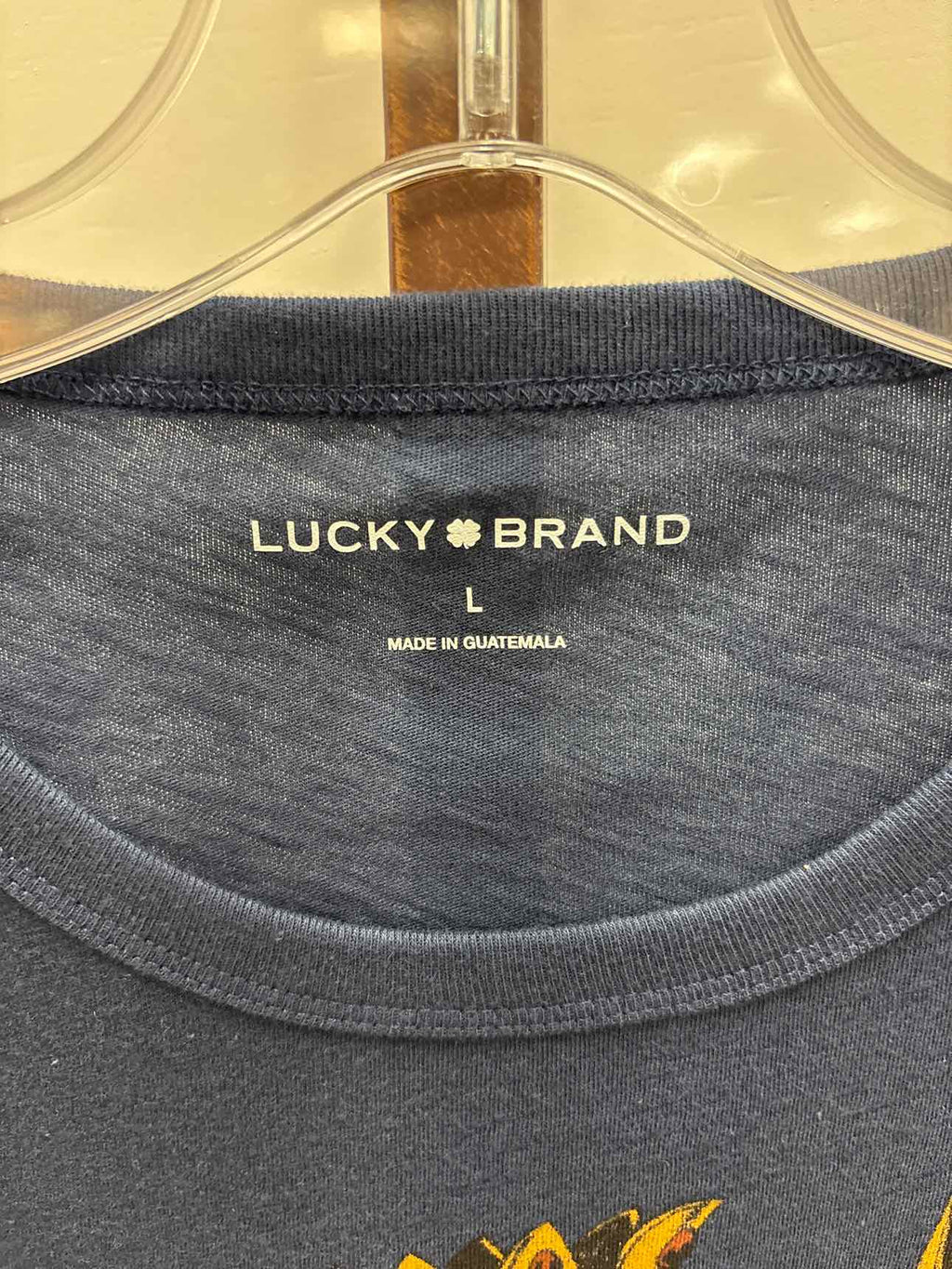 Lucky Brand Size L Men's King of Diamonds Tee