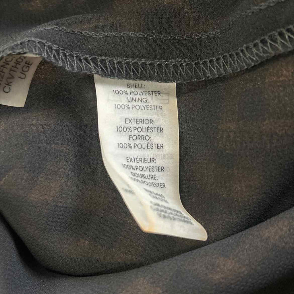Calvin Klein Size 6 Brown/Black Preloved Skirt