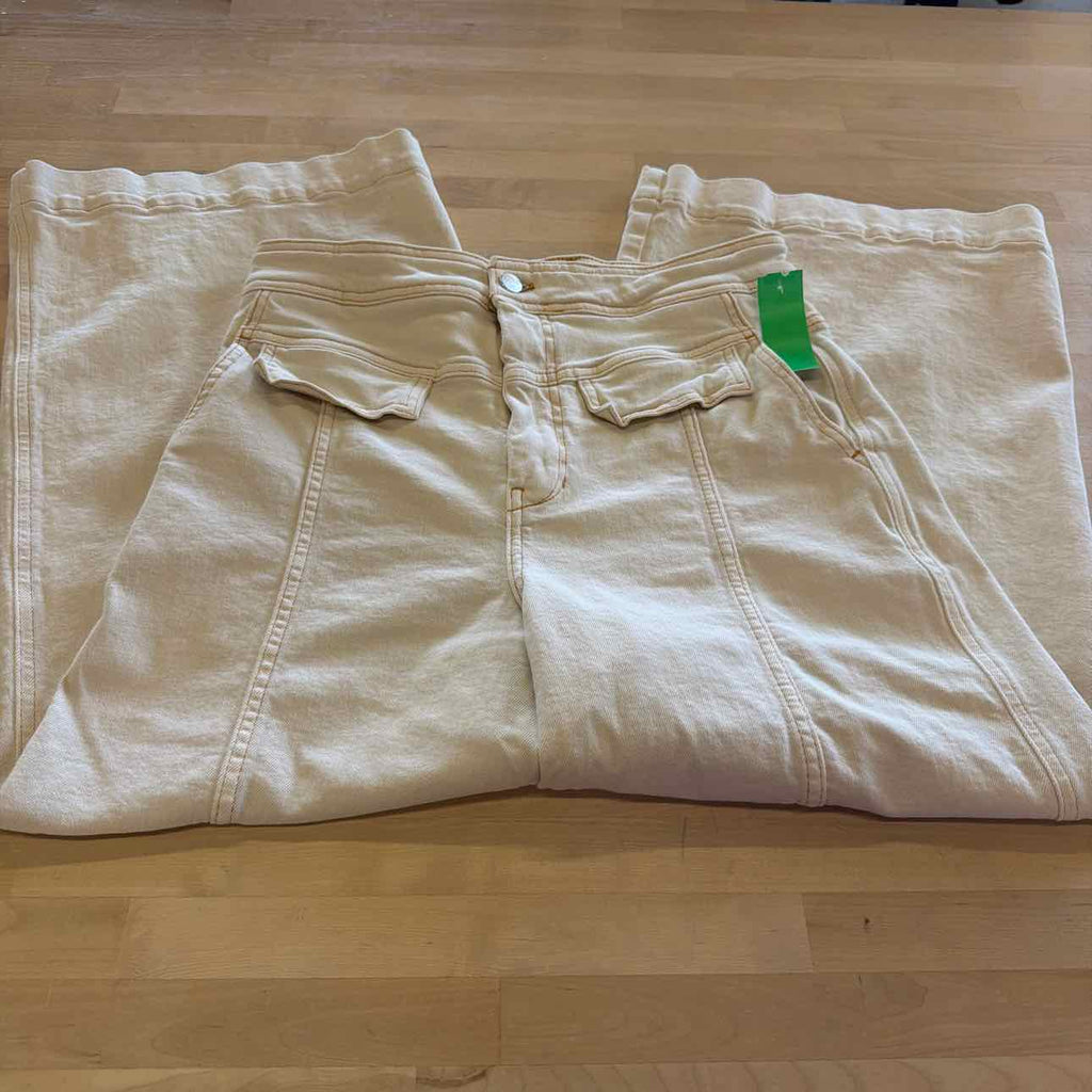 Pilcro Size 30 Cream Preloved Pants