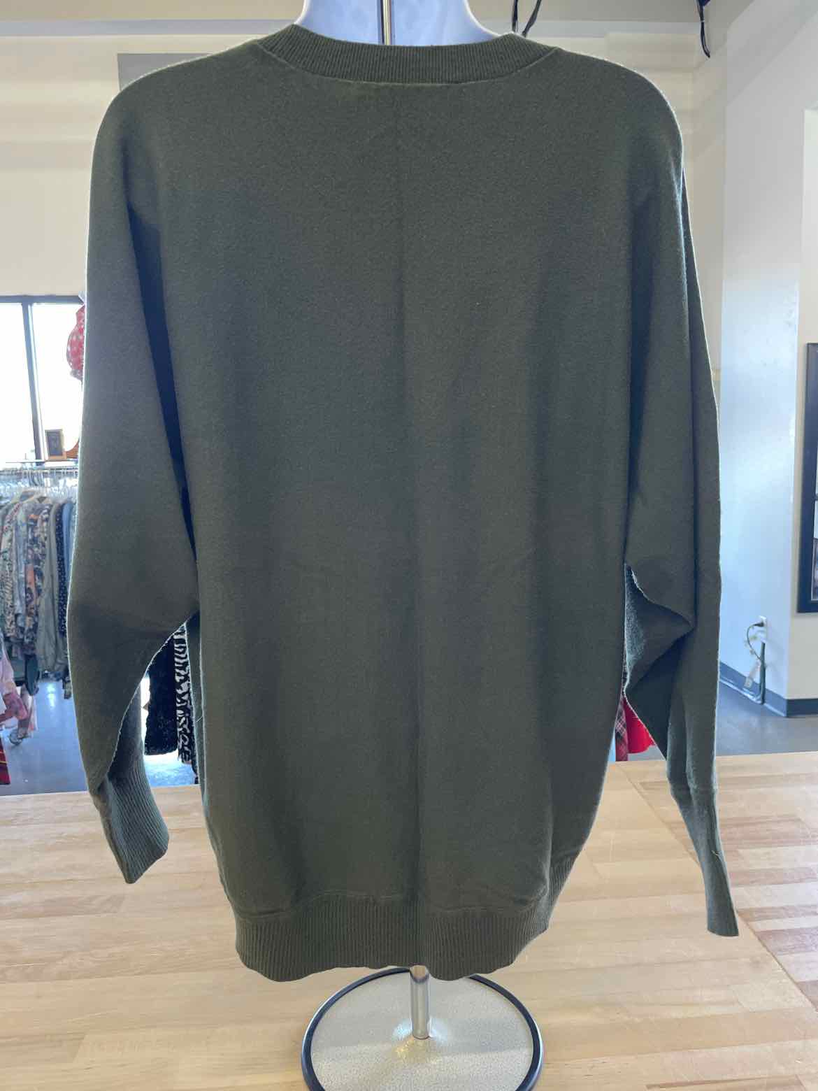 Loft Size S Green Blouse