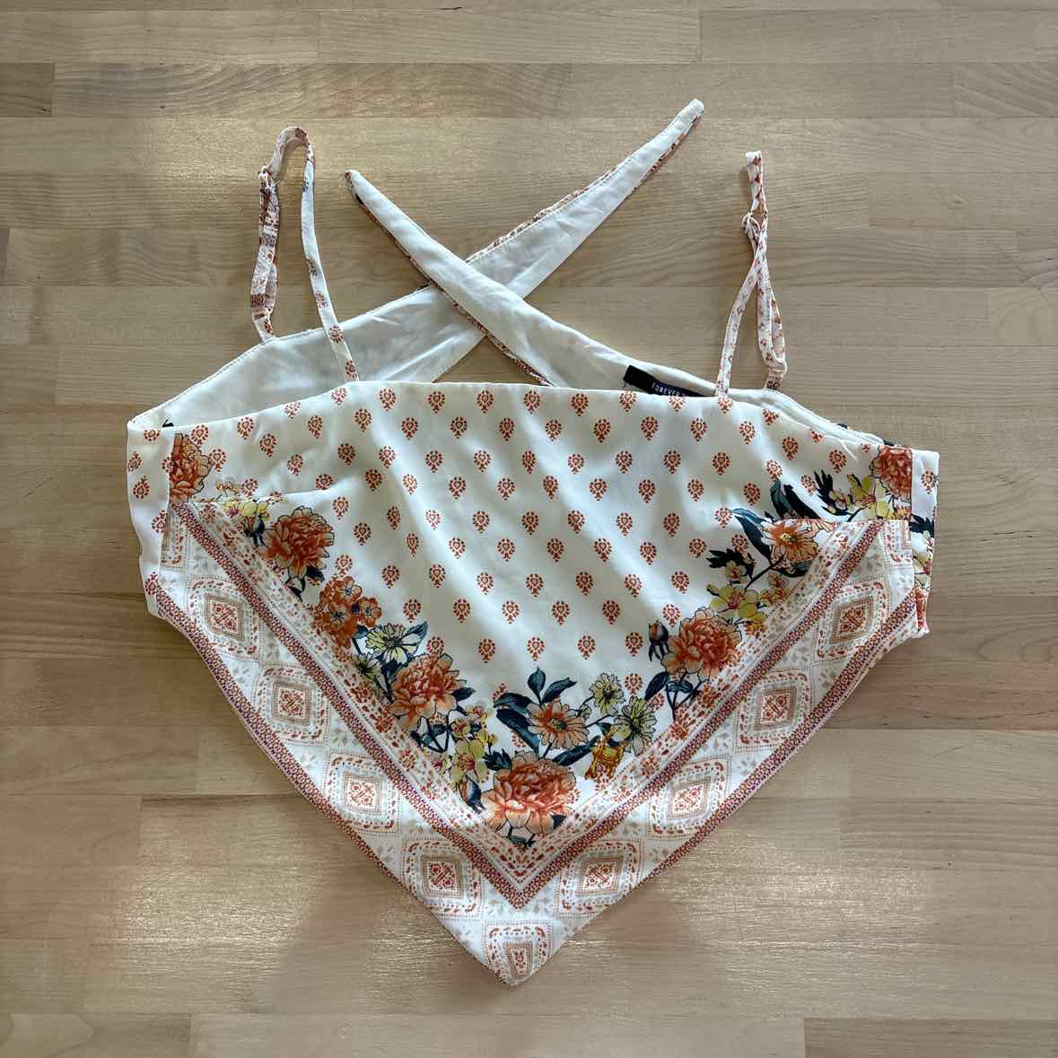 Forever 21 Size S Tan Crop Top