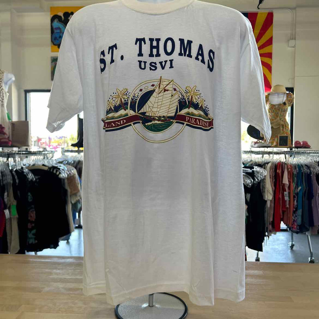 Coach Size XL White Preloved MENS T-shirt