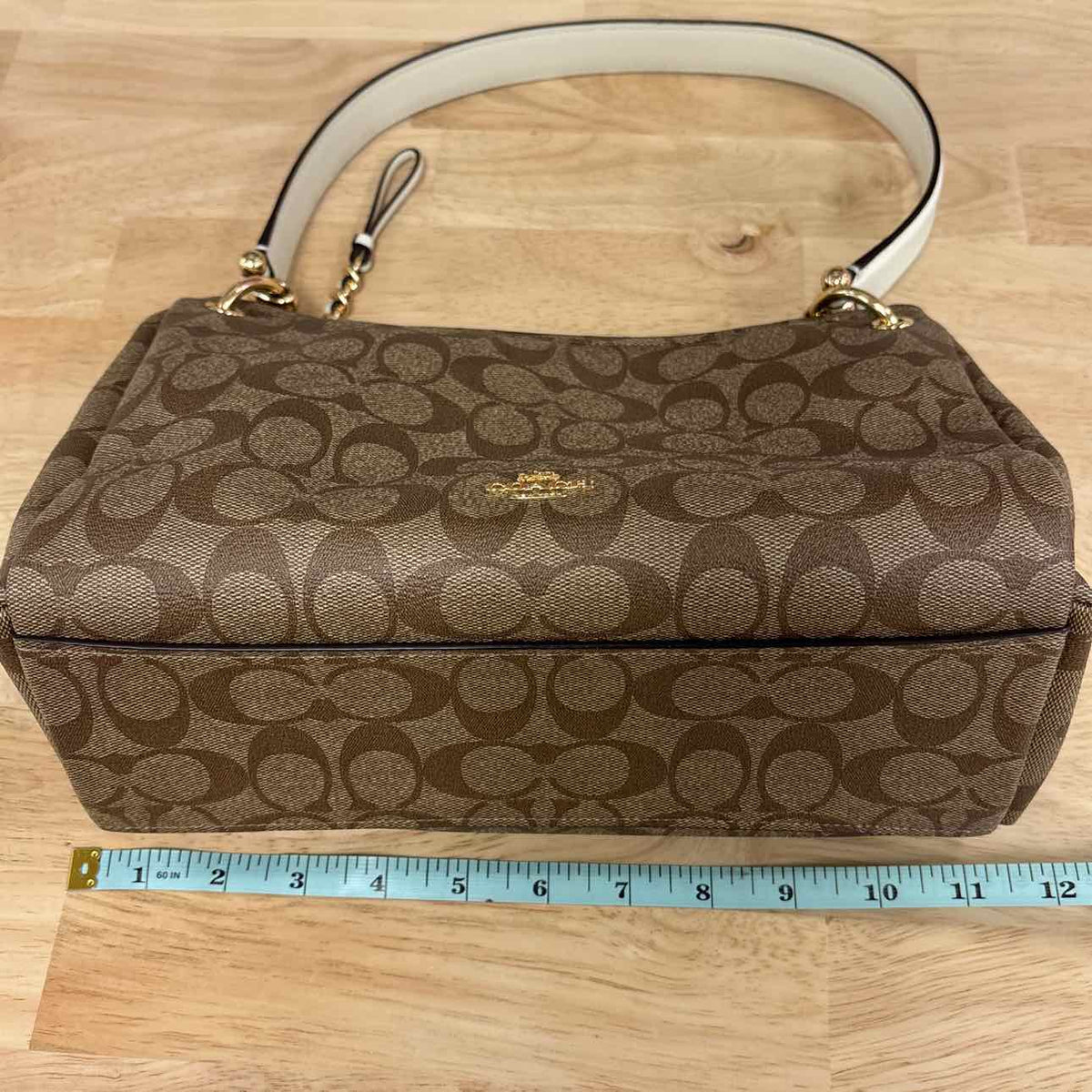 Coach Brown Leather Preloved Handbag