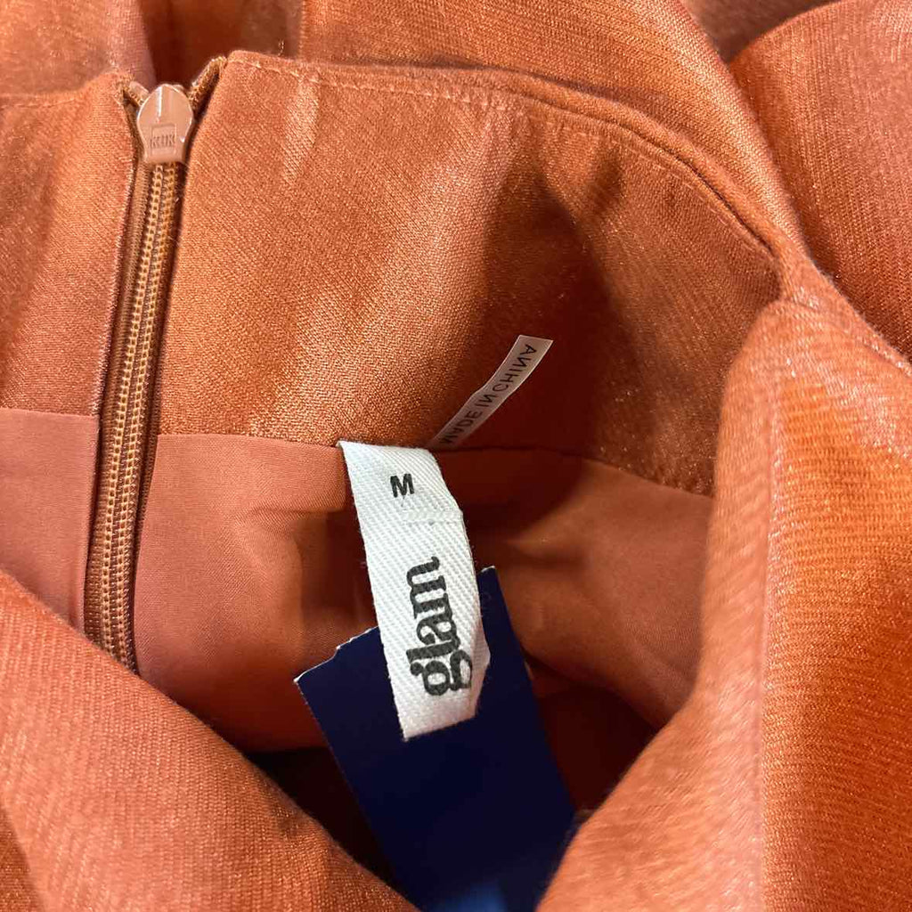 Glam Size M Orange Preloved Vest