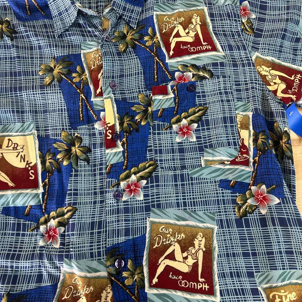 Marc Edwards Size XL Blue Preloved MENS Button Down Shirt