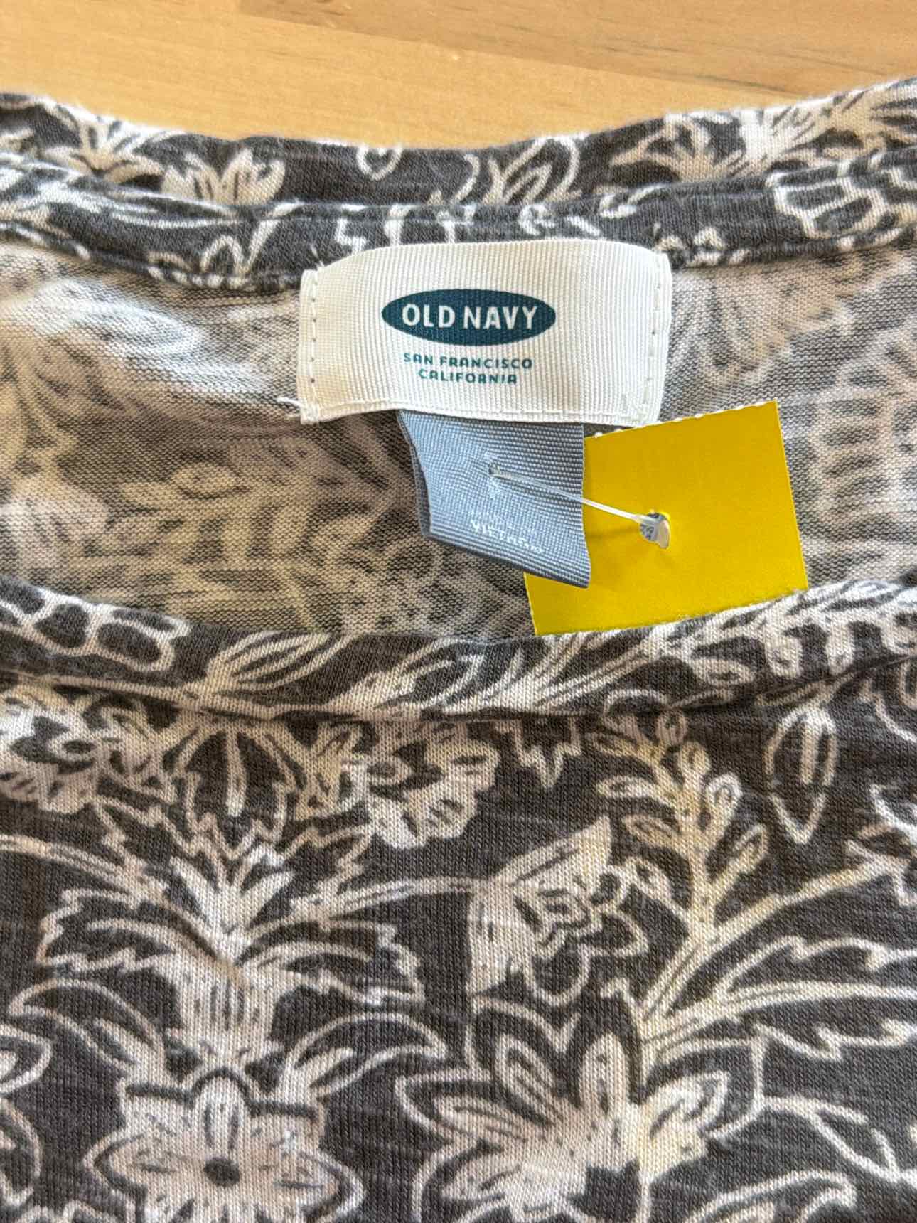 Gap Size S Gray Blouse