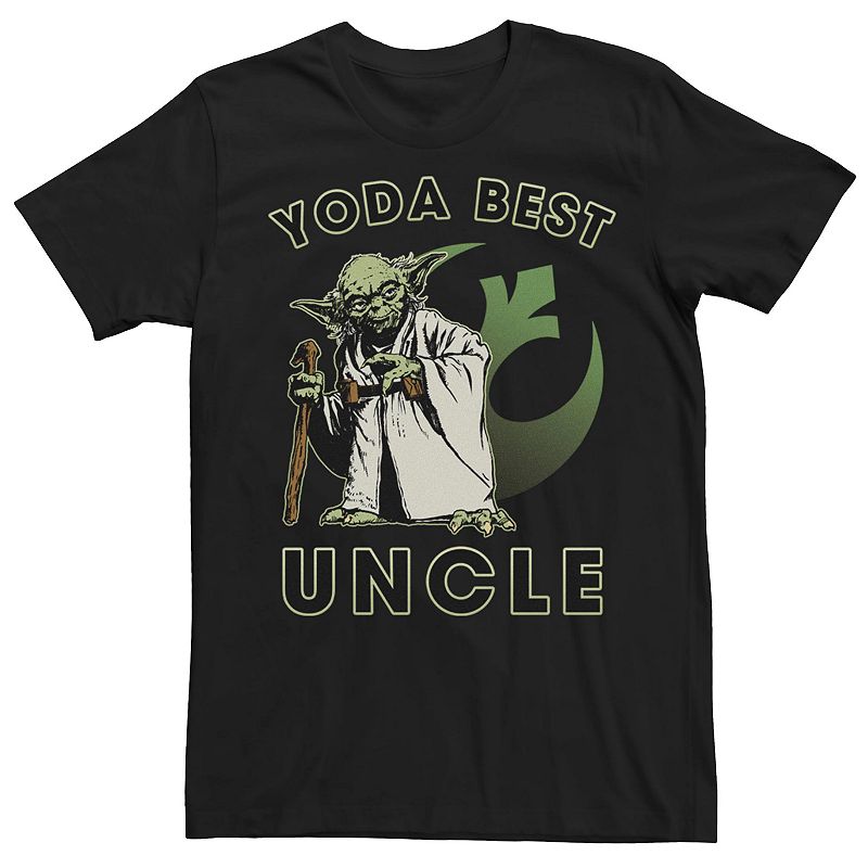 Star Wars Size M Men's Star Wars Yoda Best Uncle Graphic Tee