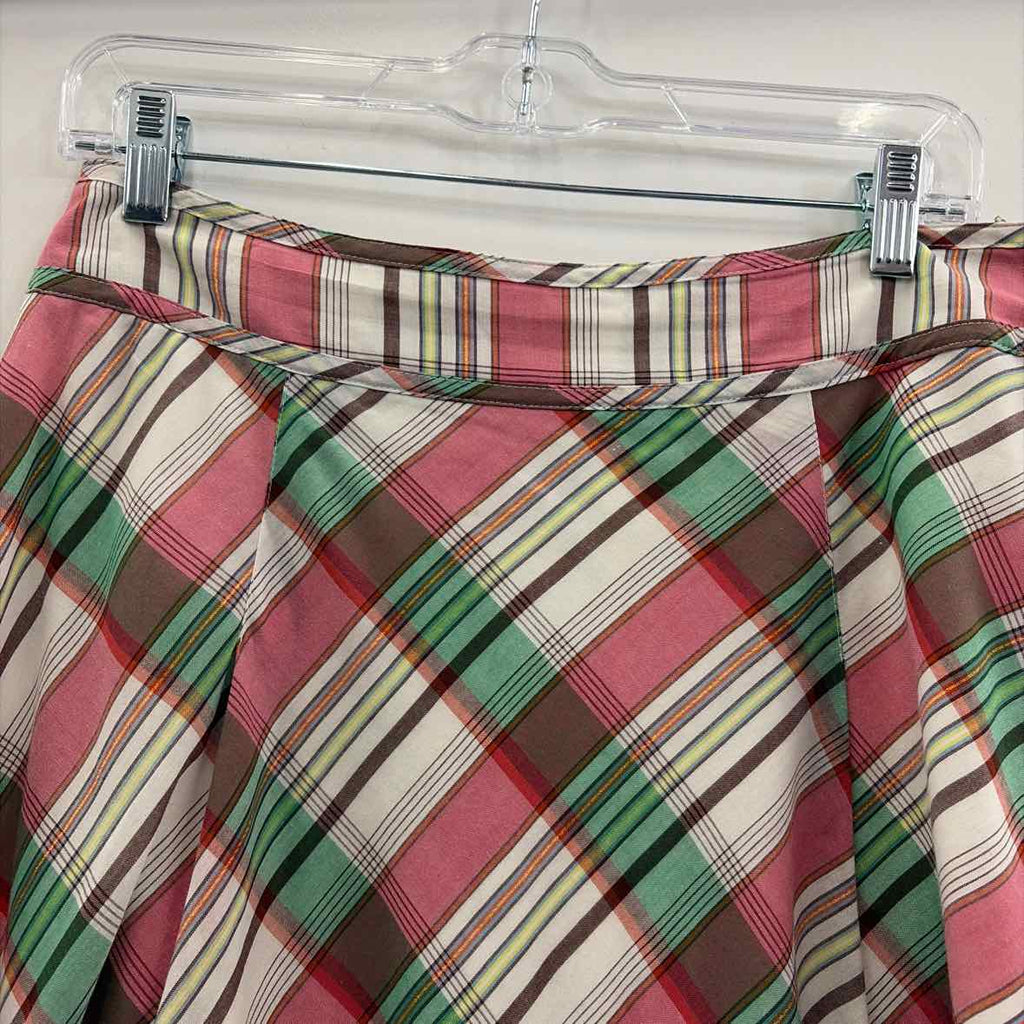 H&M Size 8 Pink/Green Preloved Skirt