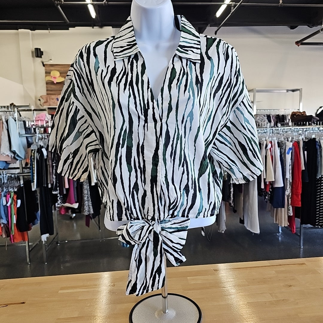 Marc New York Size S black green Blouse