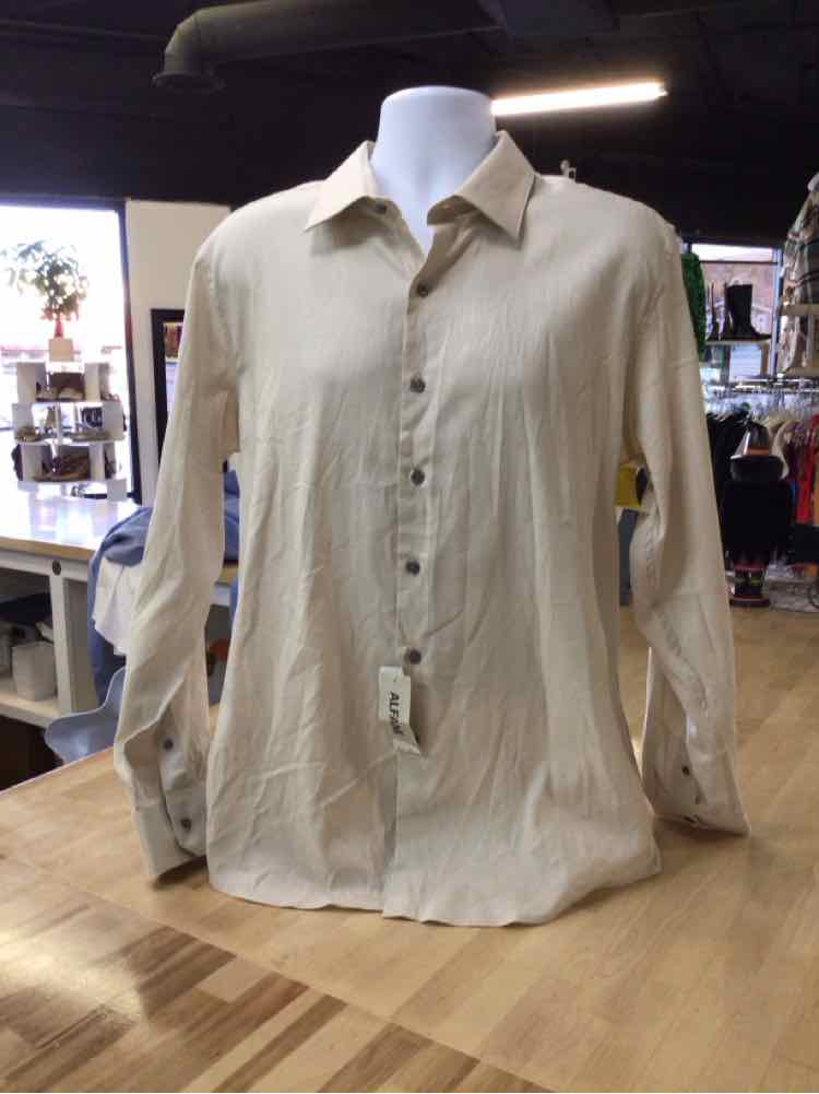 Alfani Men's Herringbone Slim-Fit Dress Shirt