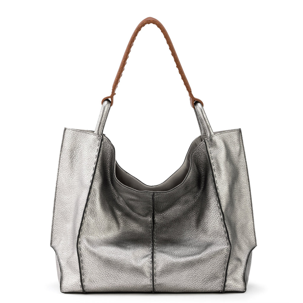 The Sak Silver Tote Handbag