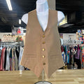 Michael Novarese Size M Tan New Vest