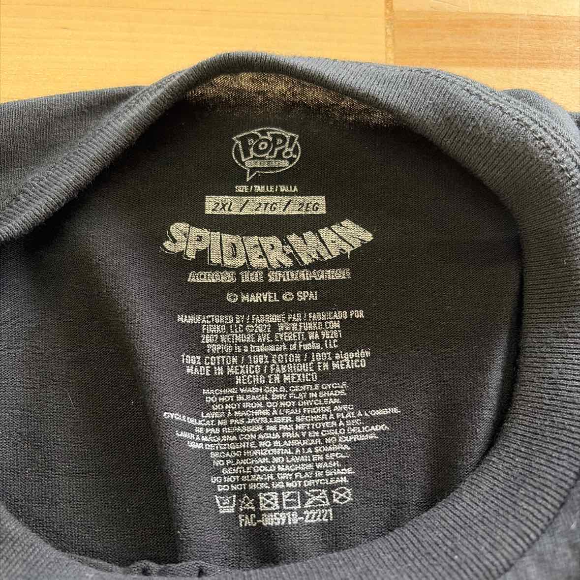 POP Size 2XL Black Preloved MENS T-shirt
