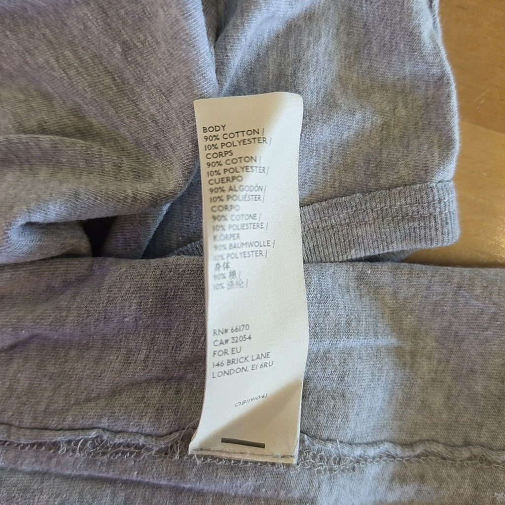 we the free Size L Gray Preloved T-Shirt SS